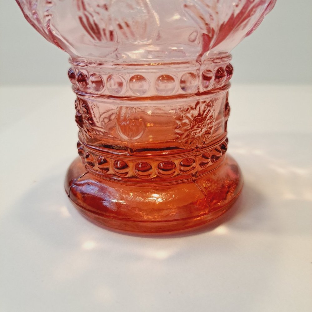 Set of Two Anthropologie Retired HELIANTHUS Pink Water GOBLET Great Condition - Picture 8 of 10